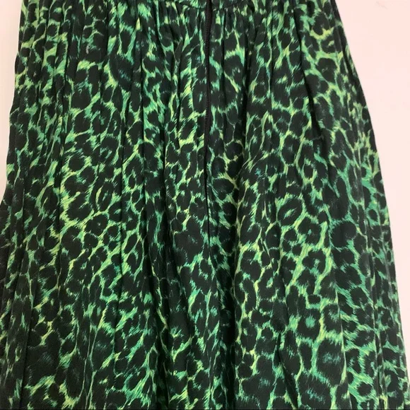 Deadly Dames designed by Micheline Pitt green leopard swing halter XS - Picture 7 of 7